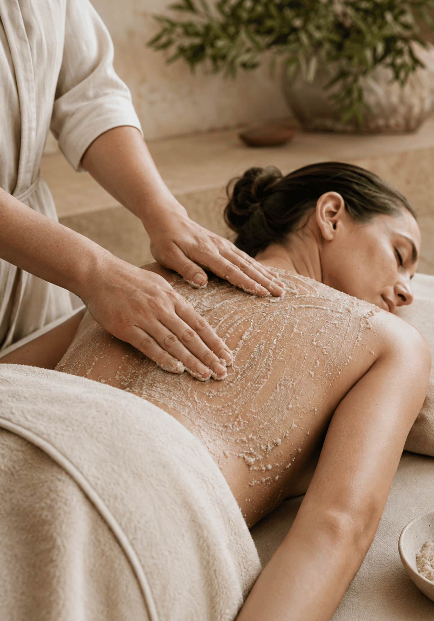 Peeling-mit-Pflanzenextrakten